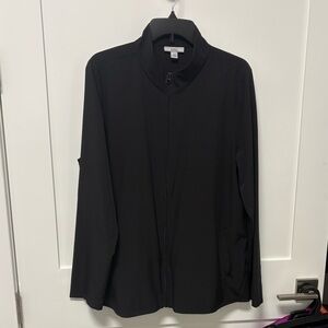 croft & barrow Black Zip-Front athletic style Jacket